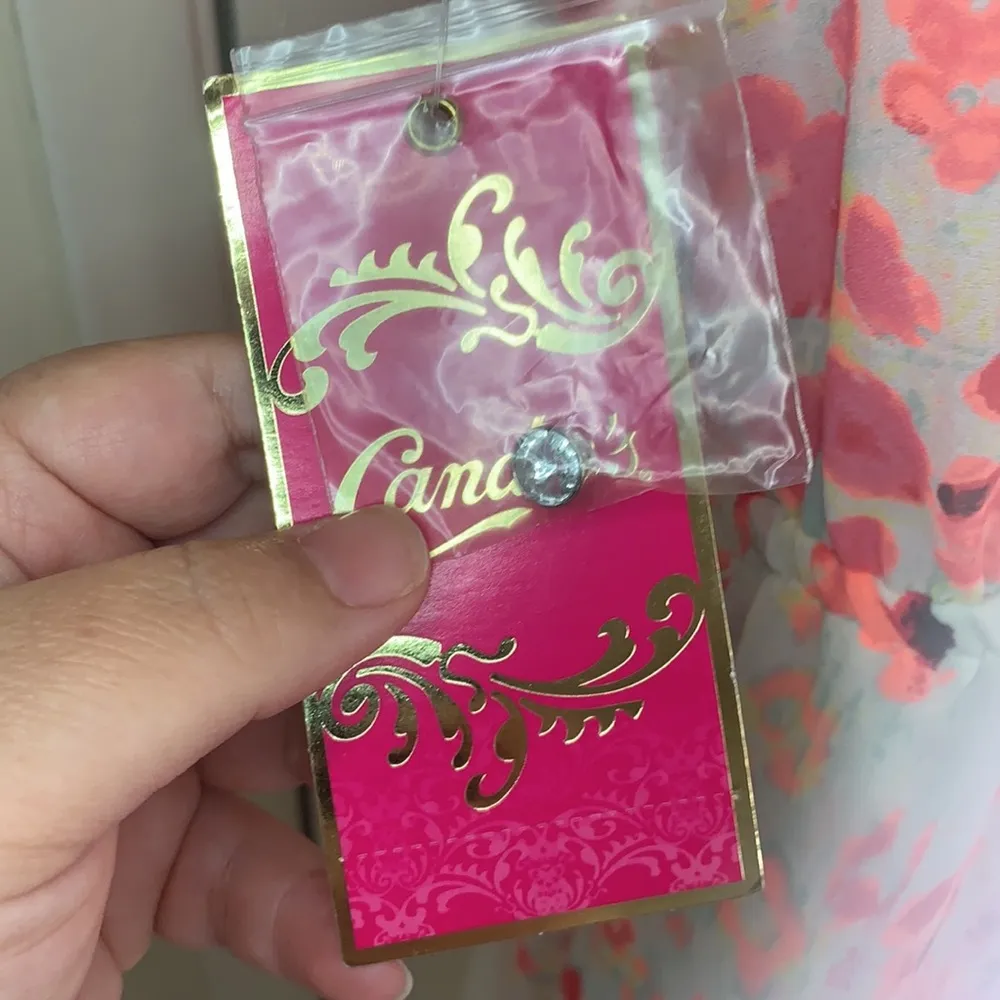 Candies spring mini dress size  L in floral new - Image 12