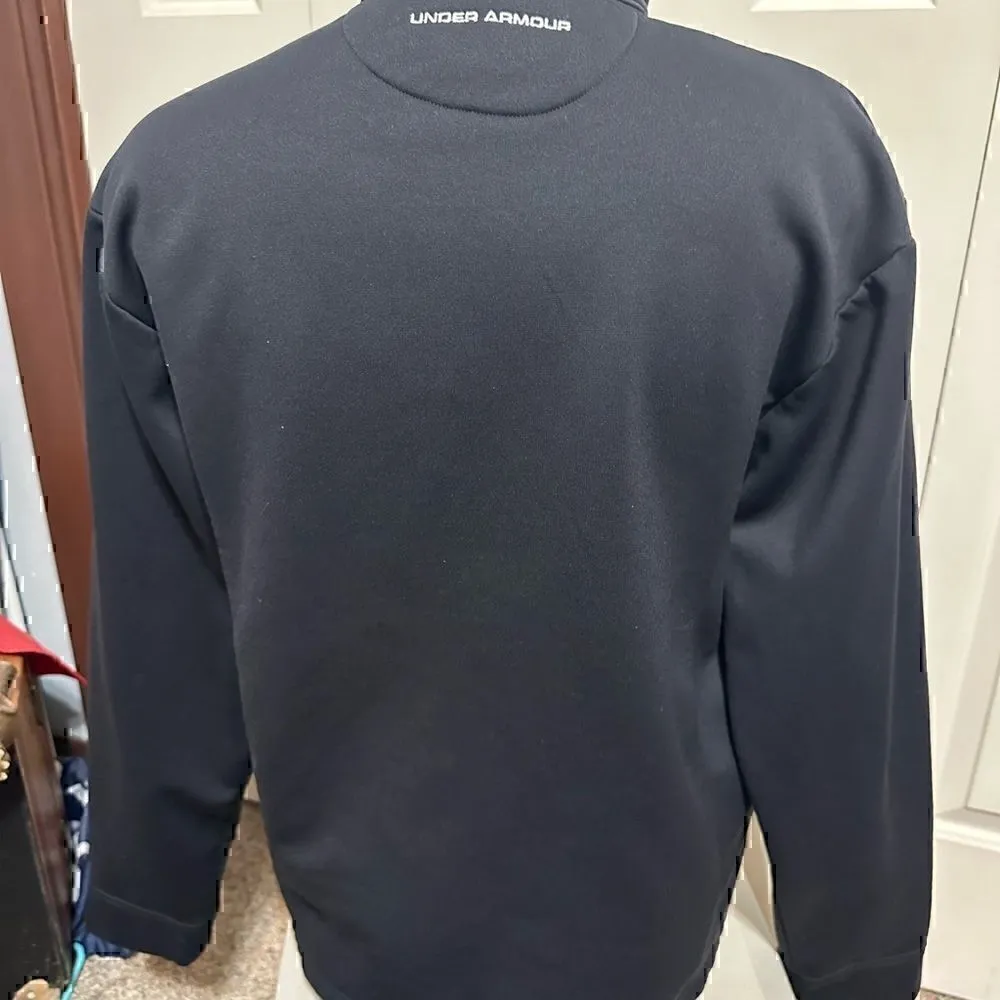 Under Armour Womens Small Half ZIP Black Iowa Hawkeyes Pullover - Image 3