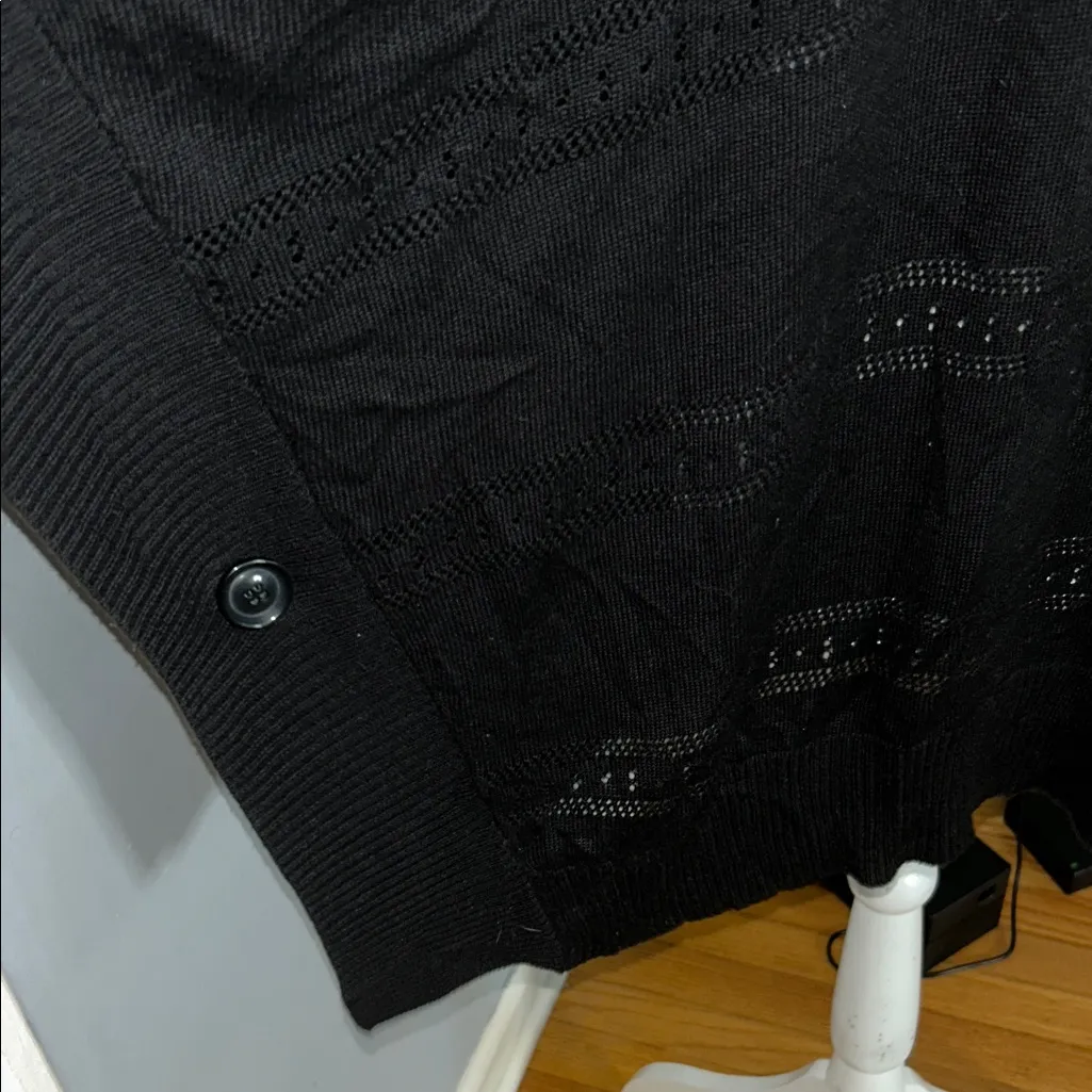 AB Studio Black Cowl Neck Sweater - Image 9