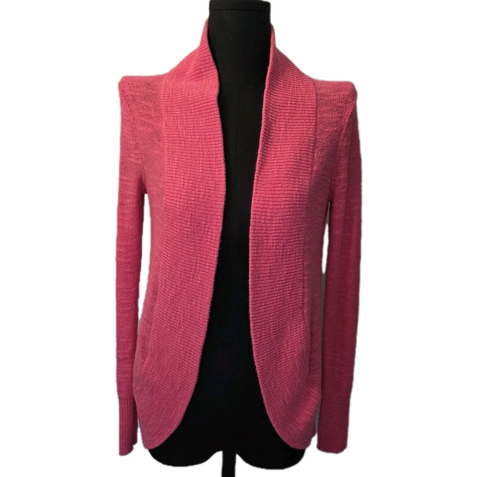 Lilly Pulitzer Pink Amalie Open Front Cardigan Size XS Resort Beach Coastal - Image 2