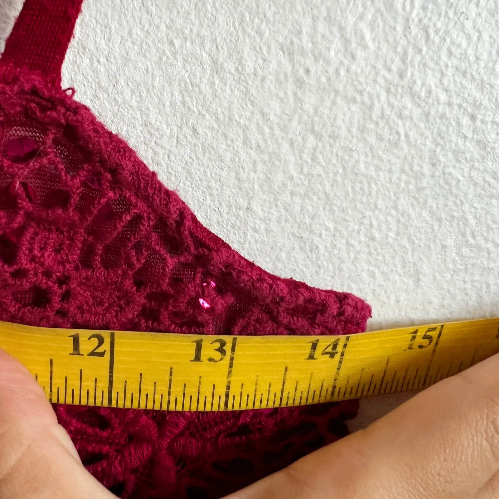 Justice Womens Pink‎ Crochet Babydoll Top Size XS Y2K 2000s Soft Girl - Image 6