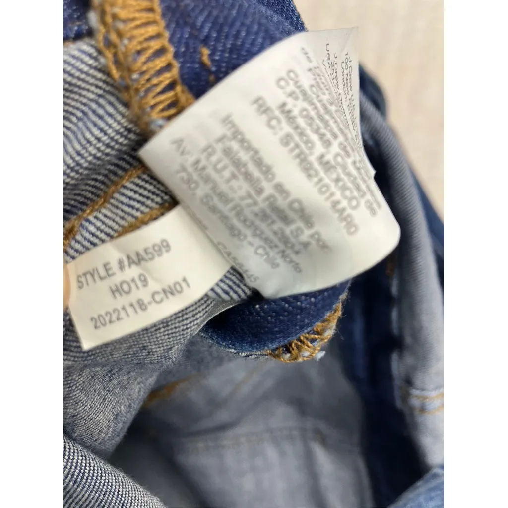 Madewell Denim Overalls Women Size M Straight Leg Medium Wash Cotton Blend - Image 5