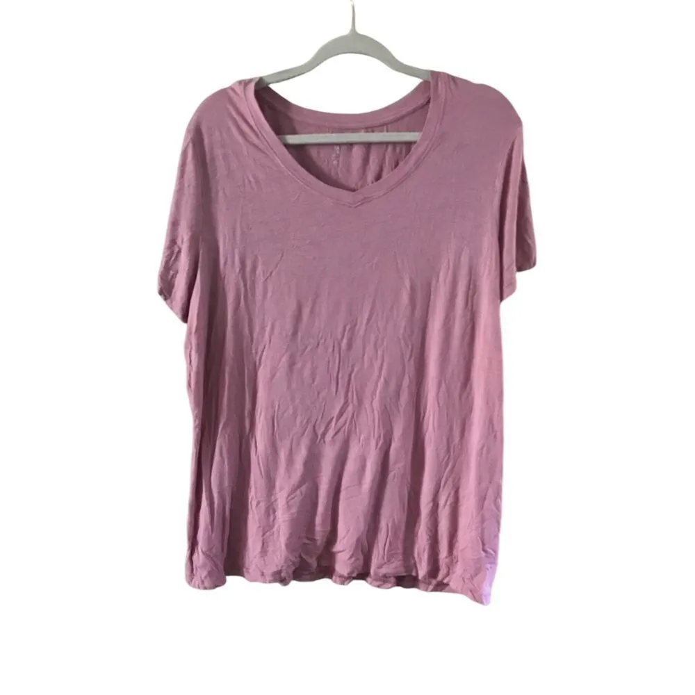 Just Be Size 3X V Neck Short Sleeve Tee - Image 2