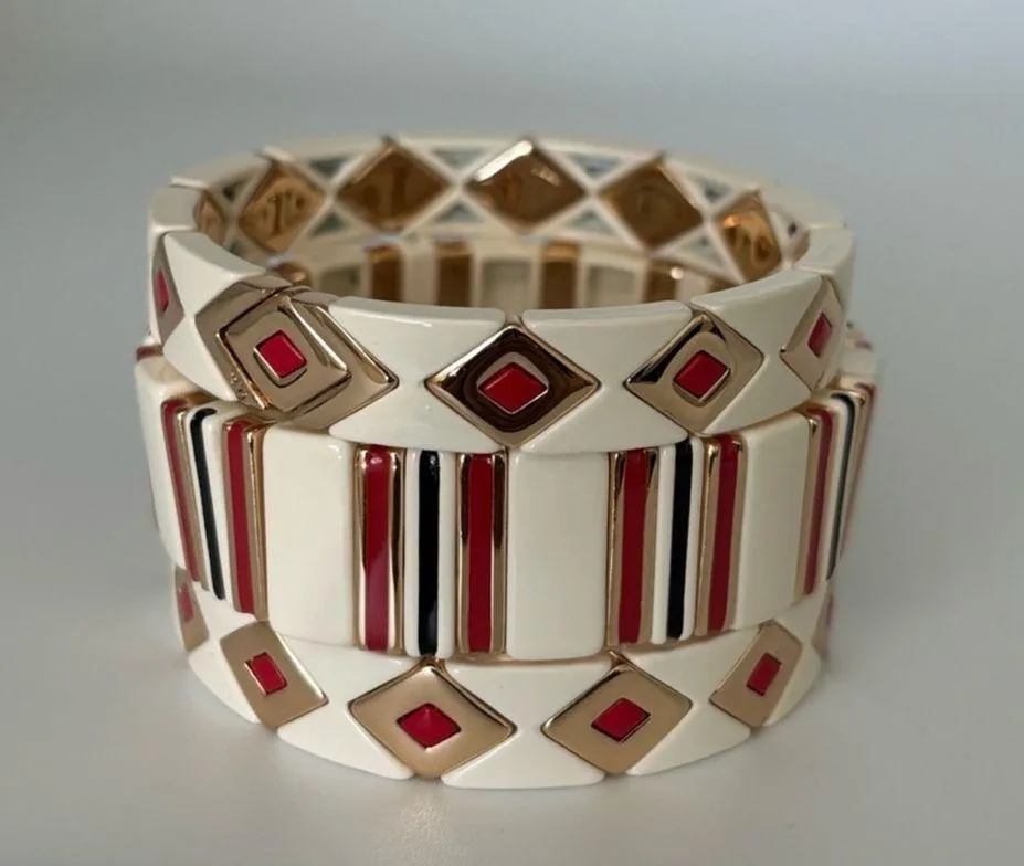 NWOT Roxanne assoulin set of three bracelets - Image 6