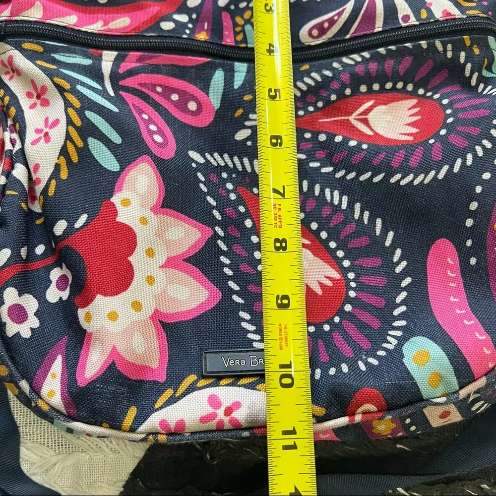 Vera Bradley Trio Zip Hipster Painted Paisley Womens Crossbody Casual Everyday - Image 7