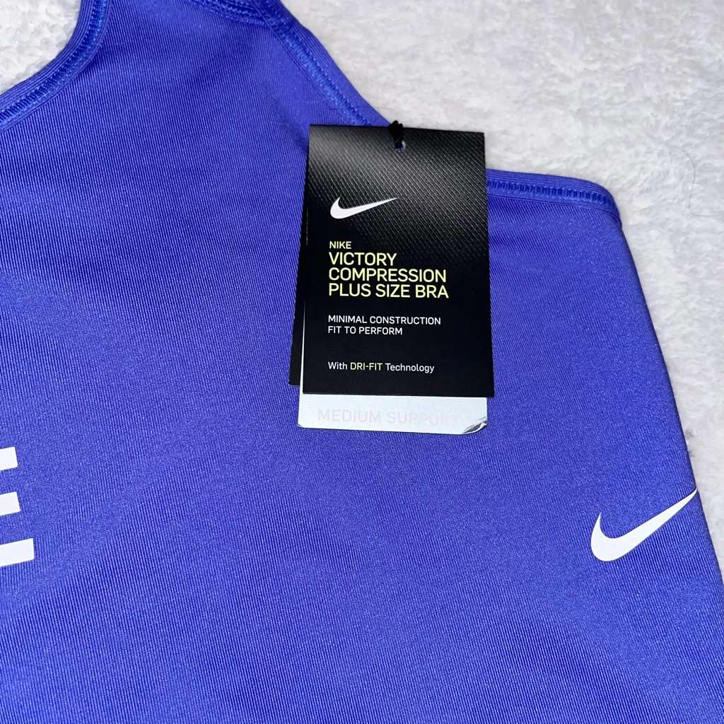 Nike Victory Compression Plus Size Sports Bra NWT! - Image 2