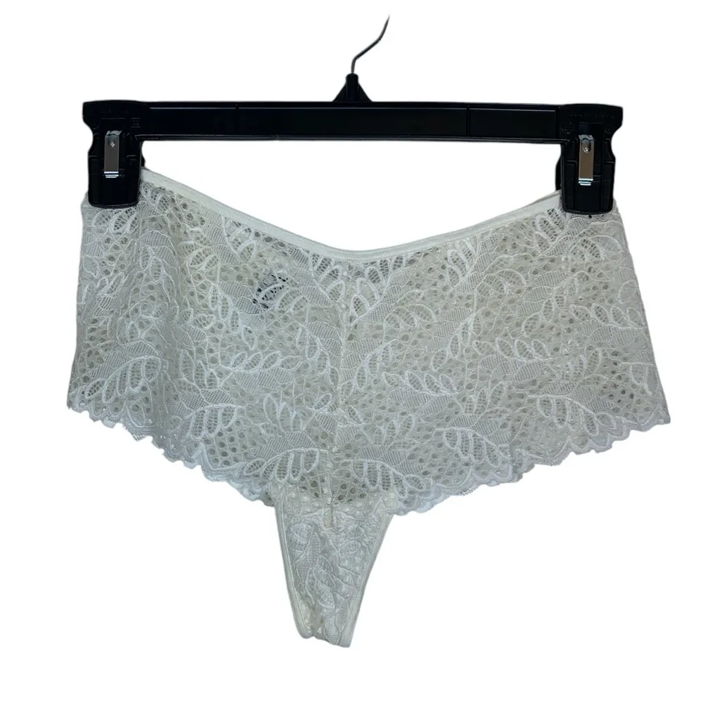 Women's Felina Lace Cheeky Cream Size Medium EUC/NWOT #0939-AZ - Image 2