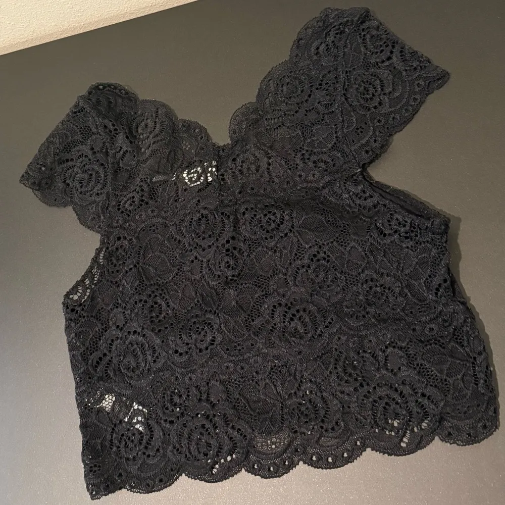 Free People Chase Me Lace Brami - Black - Image 8