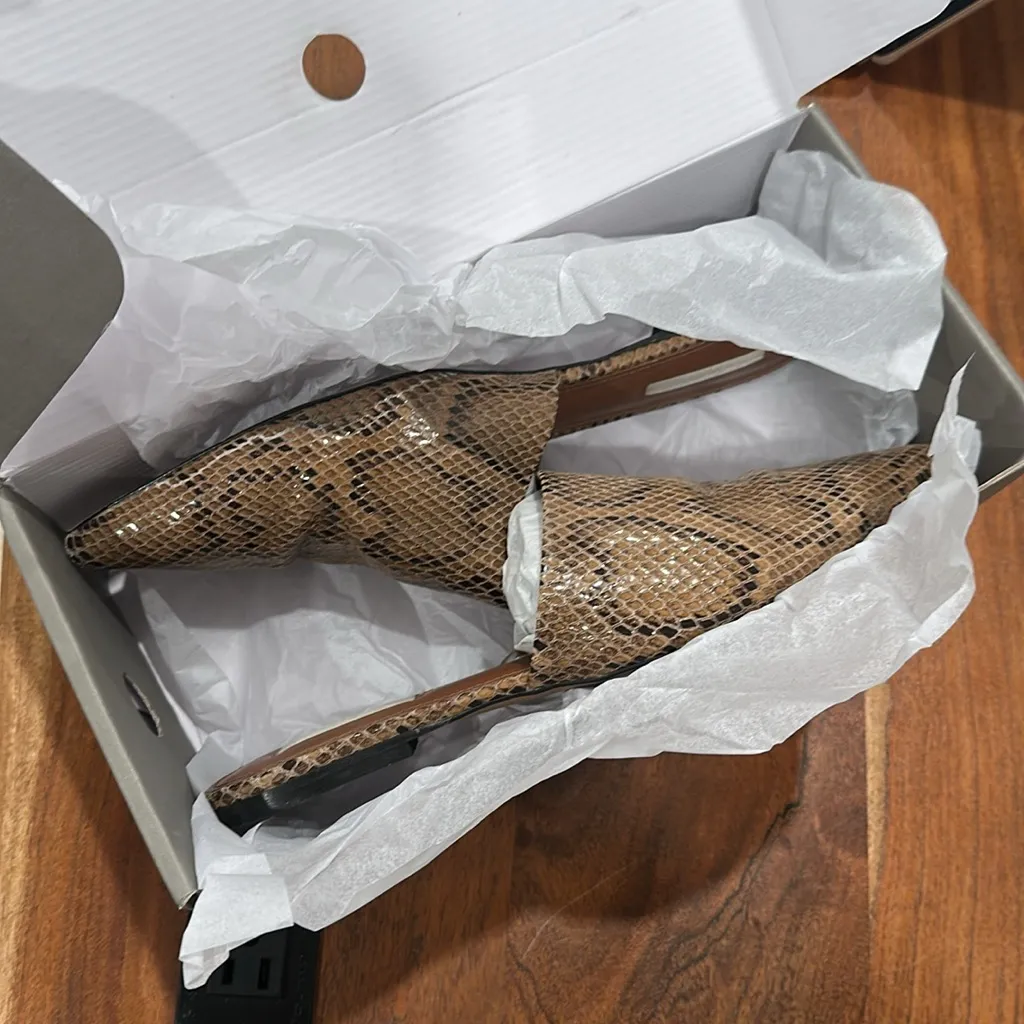 H&M Snakeskin Patterned Women's Mules - Image 7