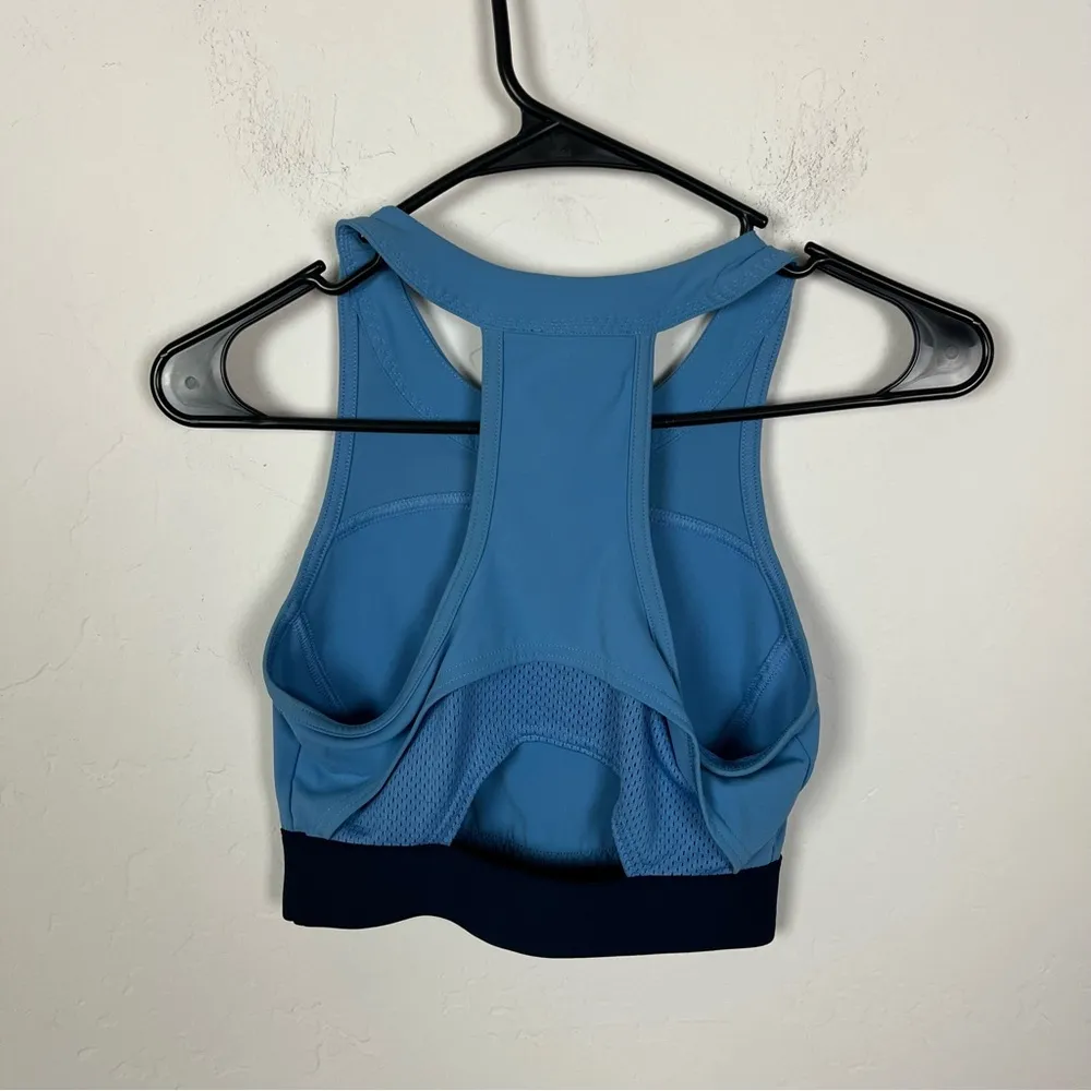 Adidas x Stella McCartney Blue Racerback Sports Bra Size XS - Image 7