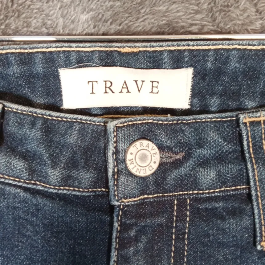 Trave Irina Slim Style Wash "Take It Easy" High Rise Ankle Womens 29 Blue - Image 2