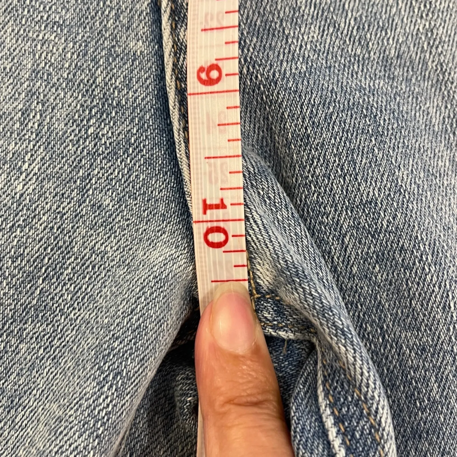 Flying Monkey Commissioner‎ Super High Rise Slim Wide Leg Jeans Size 26 Denim - Image 12