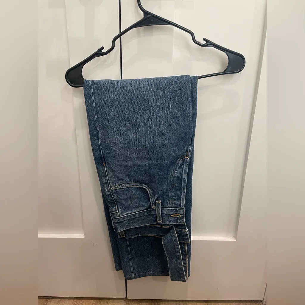 Blue Broken Waistband Jeans Size 24 - Image 4