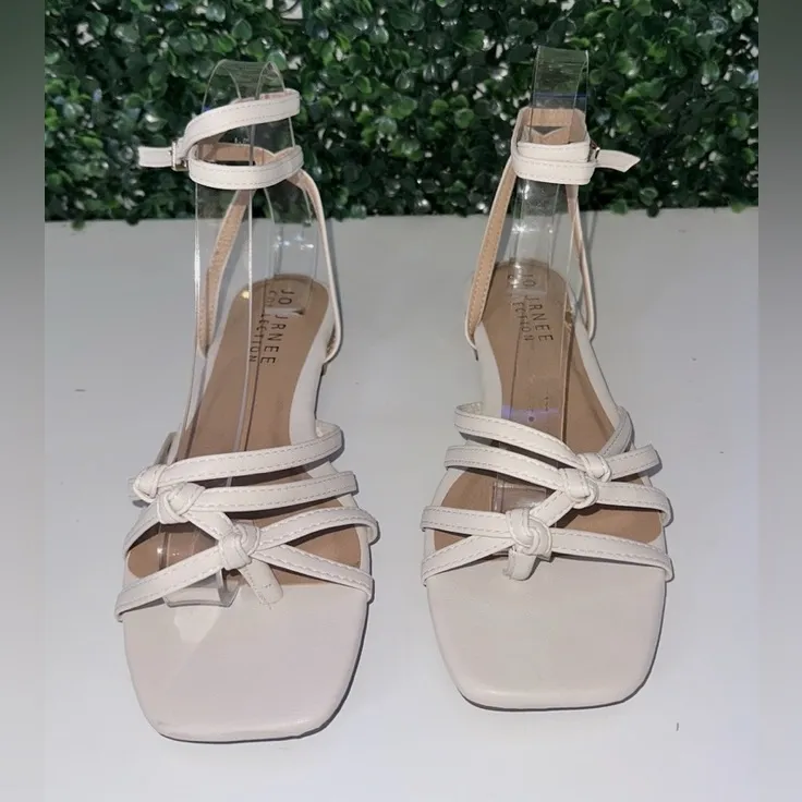 NWOT  White Strappy Sandals - Image 2