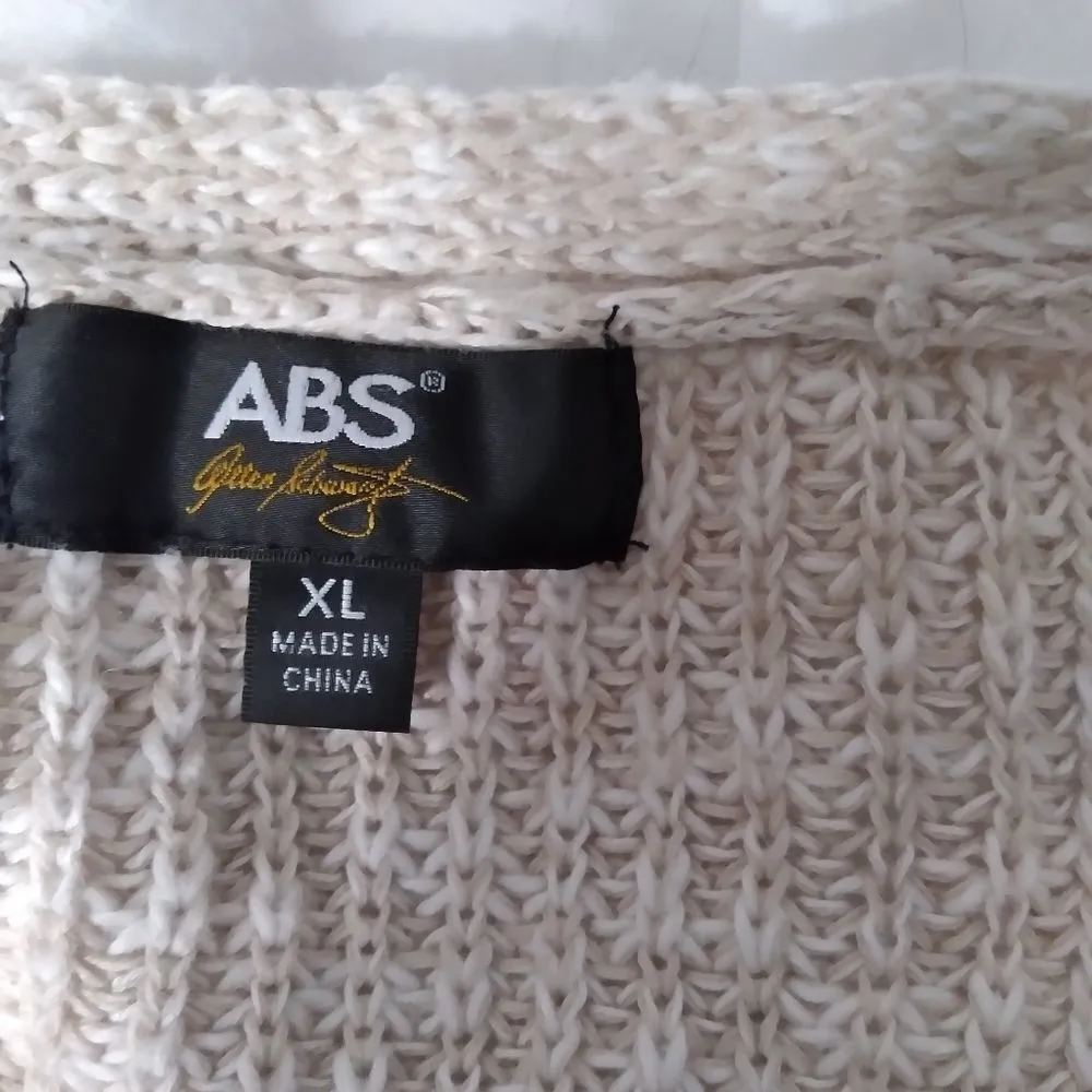 5/$25 ABS by Allen Schwartz zip up sweater - Image 3