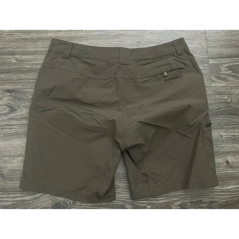 MAMMUT Womens Hiking Shorts Climbing Cargo Regular Fit Size 12 Green/Brown Green - Image 8