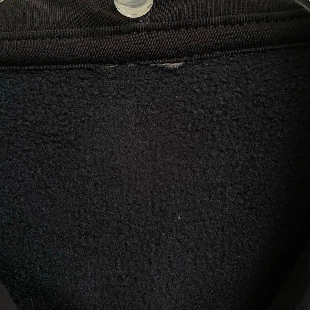 Nobull Performance Hoodie Women’s L Black Drawstring Fleece Lined - Image 4