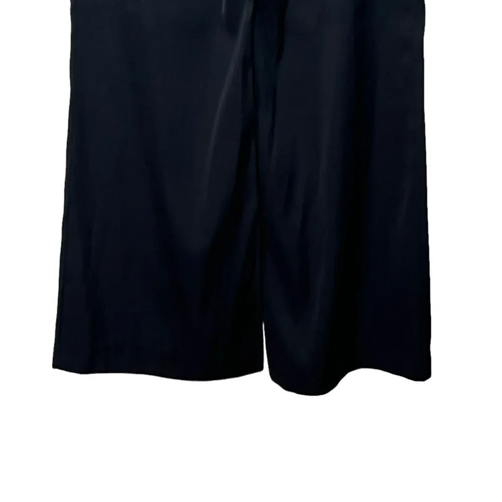 Gucci  Wide Leg  Trousers Dress Pants Black Mid Rise Womens Size IT 44 US L - Image 5