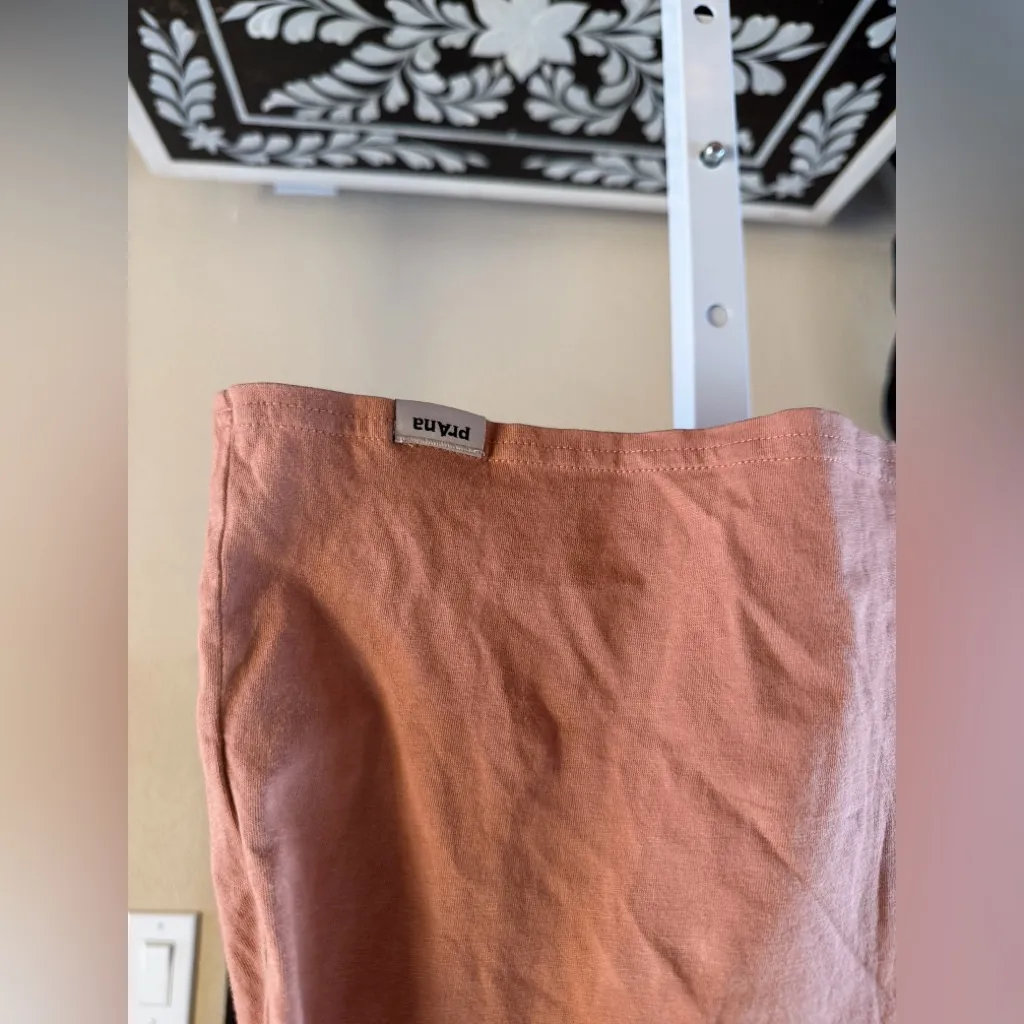 prAna Organic Graphic Sleeveless Pink Sand Baja Top - Image 6