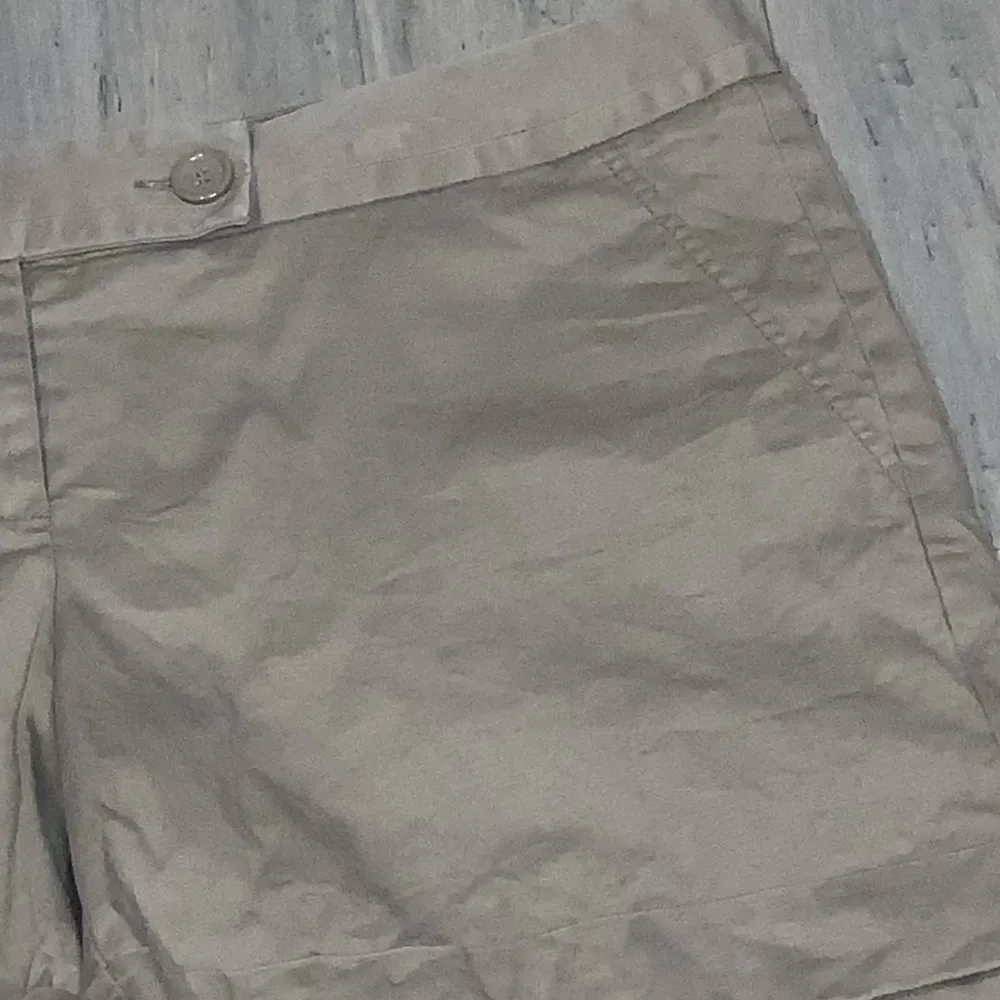 Vintage OutBack Red Cocoa Tan Cotton Blend Flat Front Cuffed Casual Shorts Sz 10 - Image 5