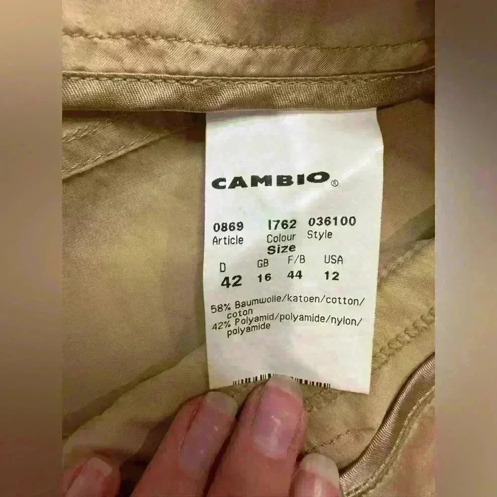 Cambio Women’s Y2K Shiny Glossy Gold Wide - Image 5