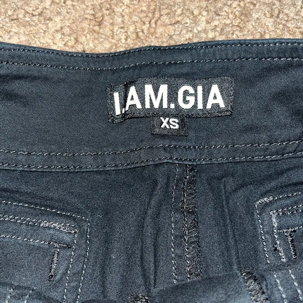 I.Am.Gia Ryder Cargo Pants‎ Low Rise Y2K Goth Streetwear Gorpcore Black XS - Image 10