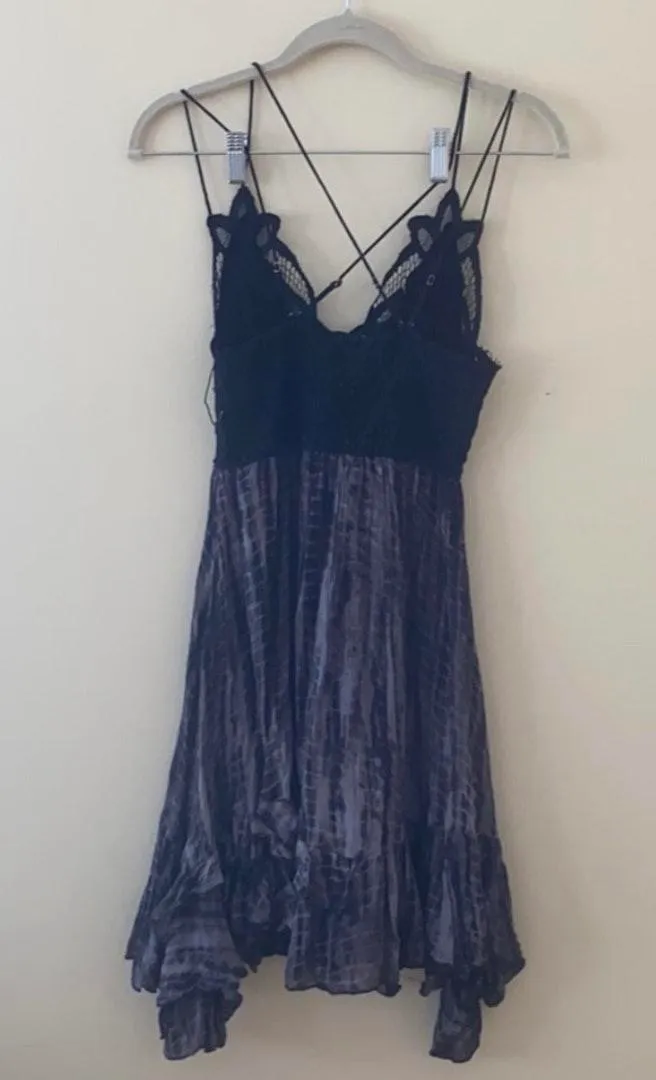 Adella Lace Tie Dye Mini Dress - Image 6