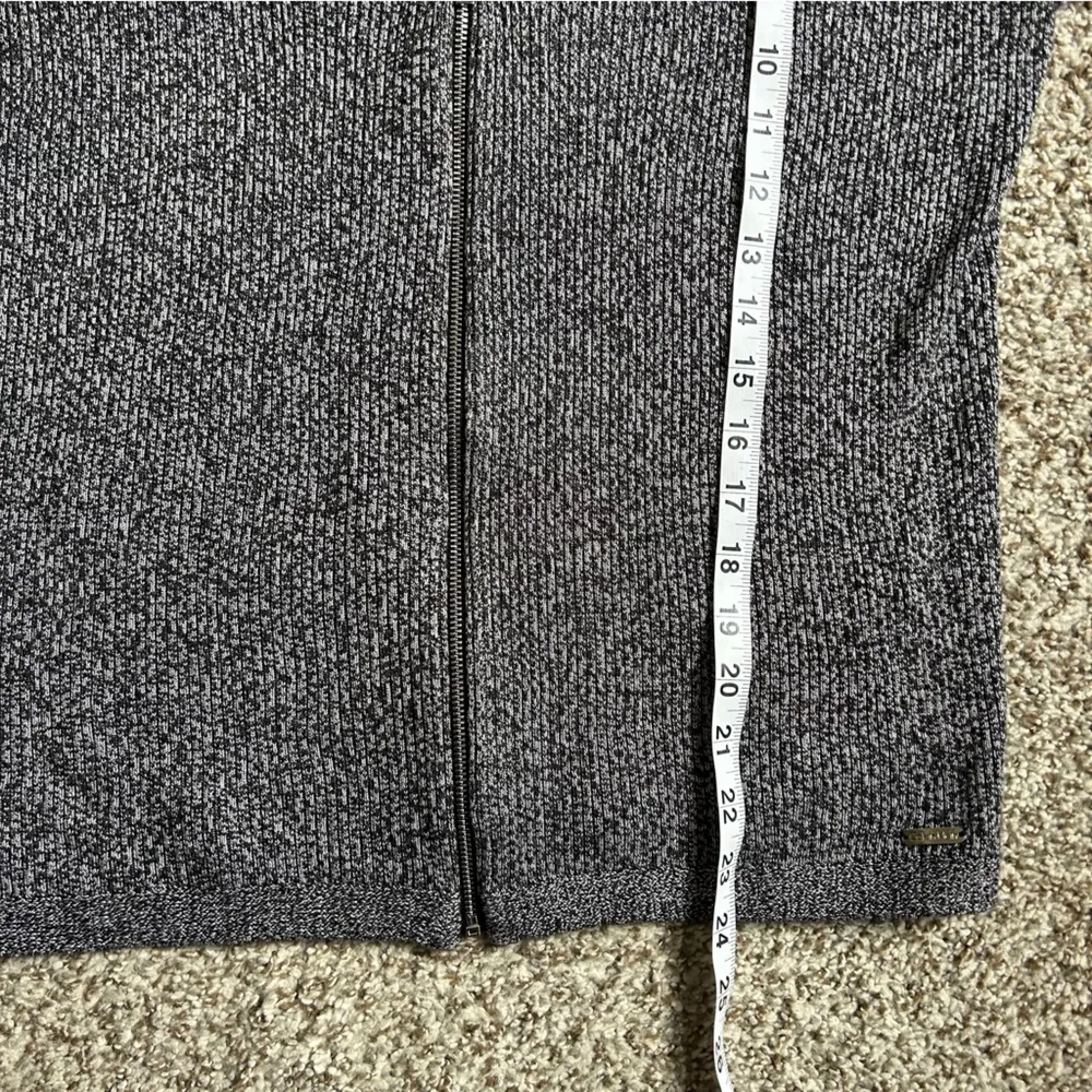 Calvin Klein Marled Grey Full Zip Sweater Large Casual Comfy - Image 6