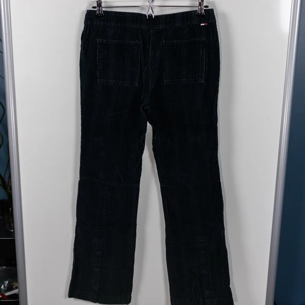 Y2K Tommy Jeans Navy Blue Flare Corduroys - Image 2