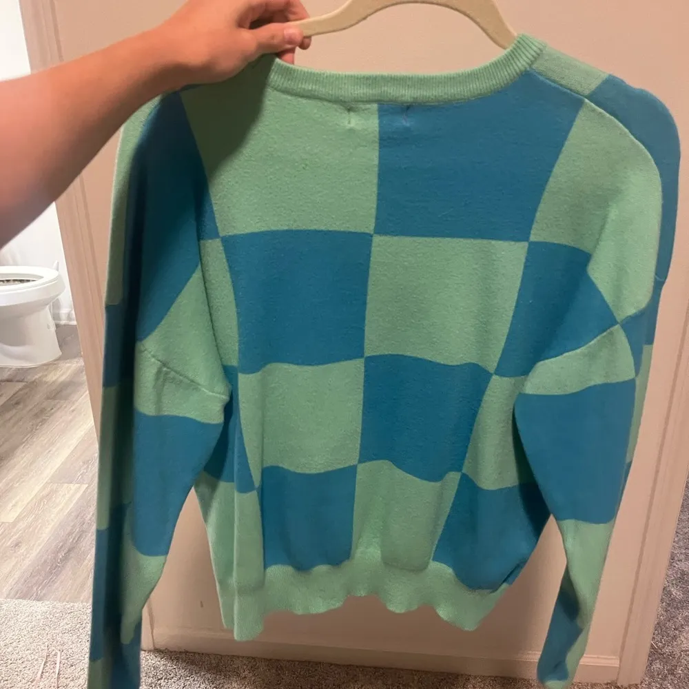 Colorful Checkered Sweater - Image 2