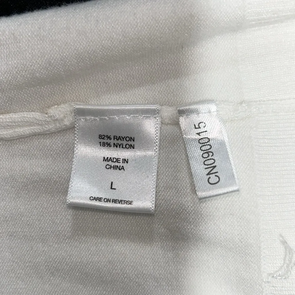 New York & Company off shoulder sweater White Size L - Image 6