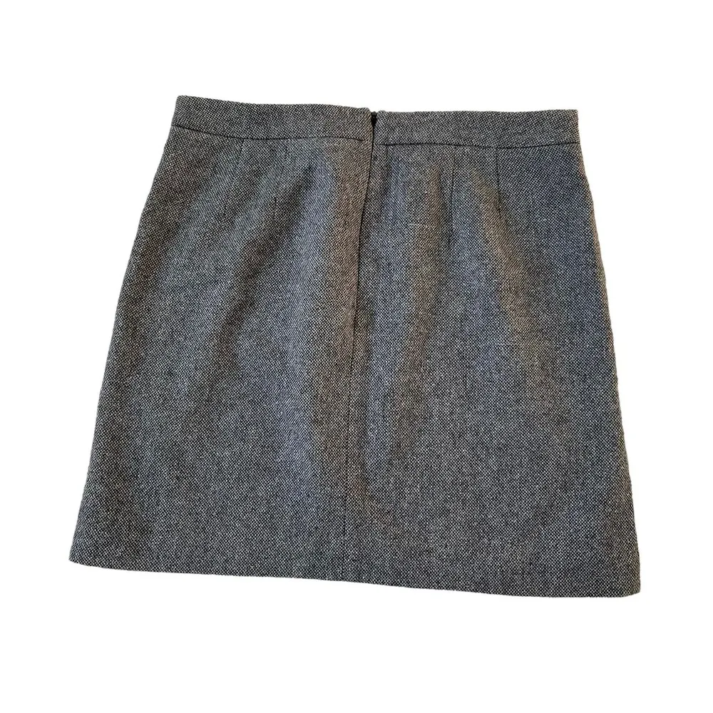 Loft Gray Skirt Regular Size 8 | 40-29 - Image 2