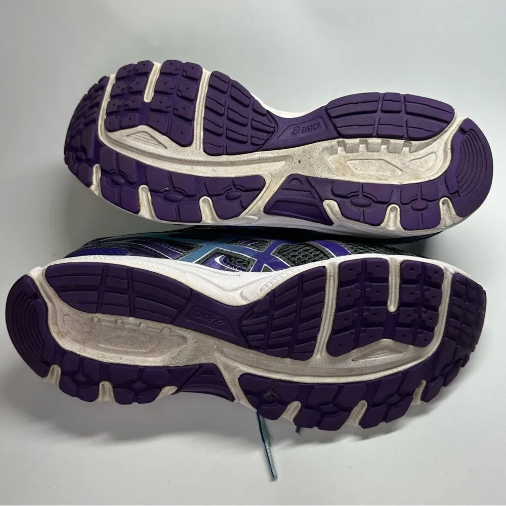 Asics Gel Contend 2 Women's 8.5 Blue Purple Gray Running Shoe Sneakers 2 T474N - Image 10