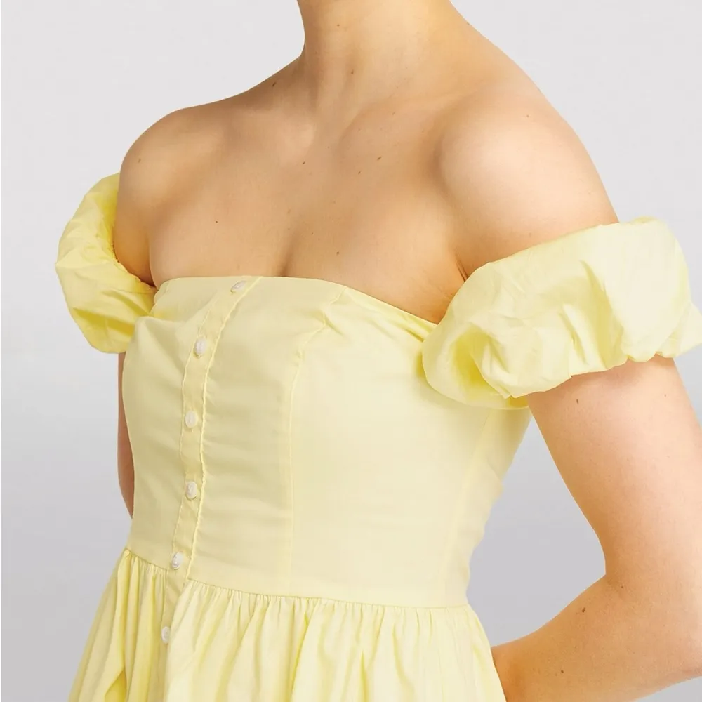 NWT Staud Elio off the shoulder Mini Dress Size XS - Image 2