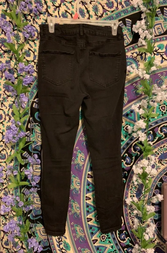 Refuge Black Distressed Jeans  - Image 4