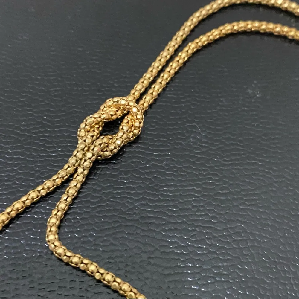 MAJORICA 18K Gold-plated Sterling Silver Love Knot 14mm Pearl Lariat Necklace - Image 10