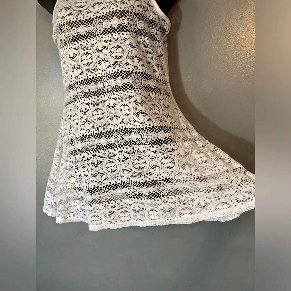 West Loop white lace dress/coverup - Image 4
