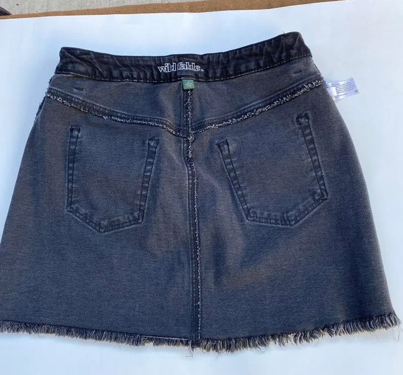 Denim Mini Skirt - Image 4
