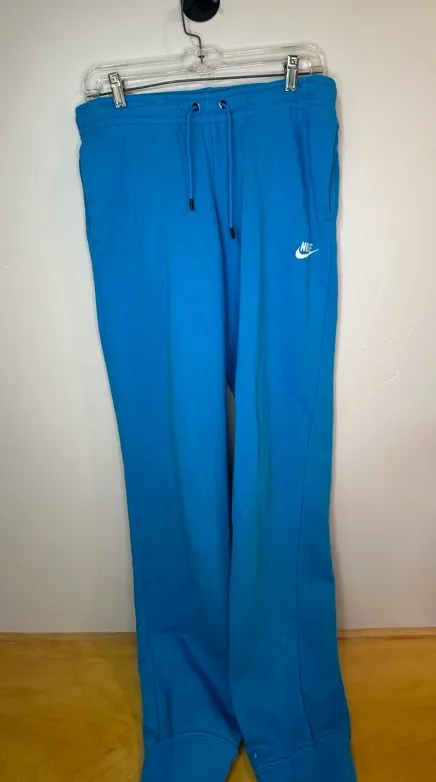 Nike Blue Sweatpants Fleece Joggers - Image 2