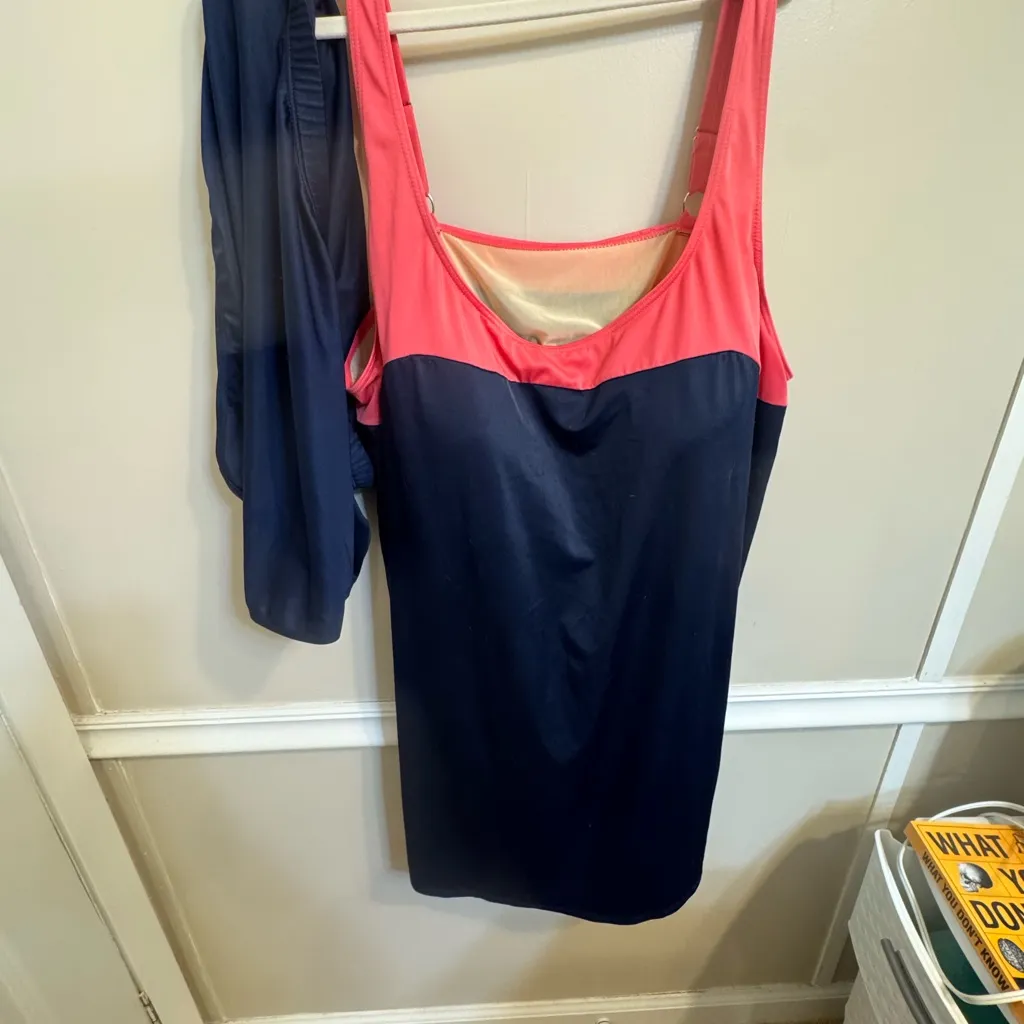 Women's Pink and Navy Sleepwear Size 3X - Image 3