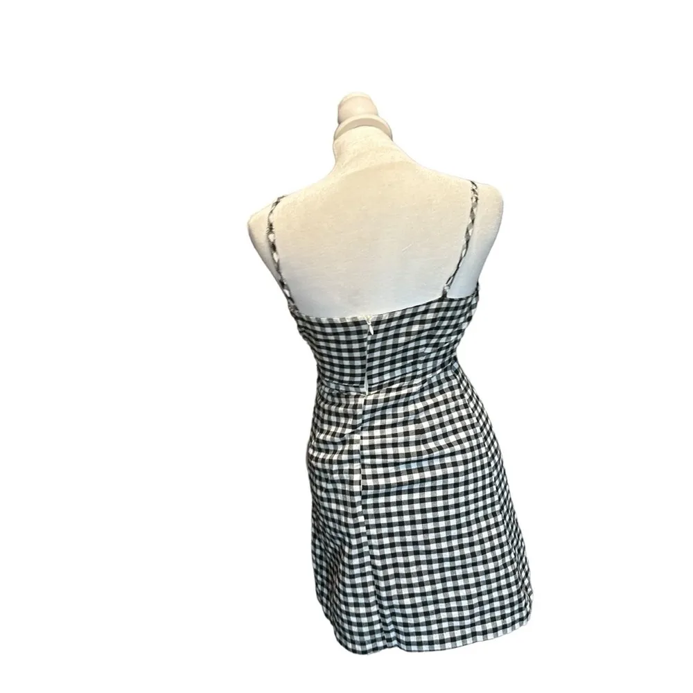 Ivy & Main women's size small black and white checkered spaghetti strap dress - Image 3