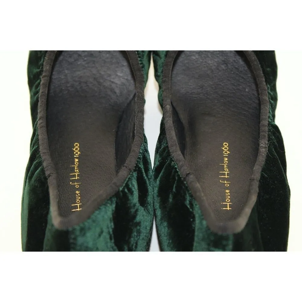 House of Harlow Baron Green Ballet Flats Size 6.5M - Image 10