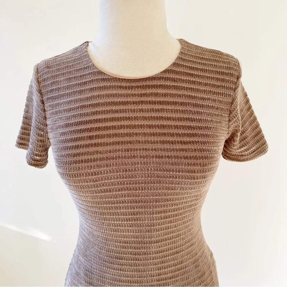 Privacy Please Adele Mini Dress Velvet Hazelnut | Small - Image 3