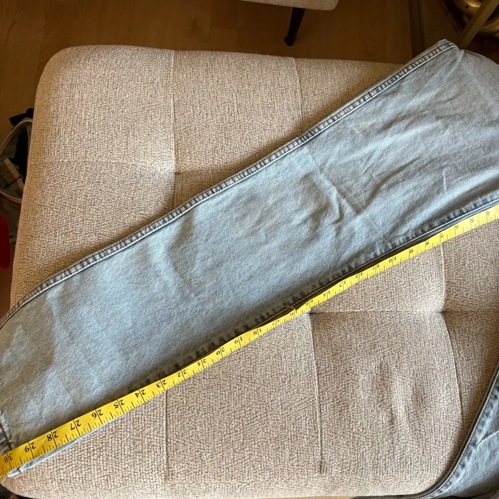 REVICE Ex Boyfriend Player One High Rise Straight Leg‎ Distressed Jeans Sz 26 - Image 10