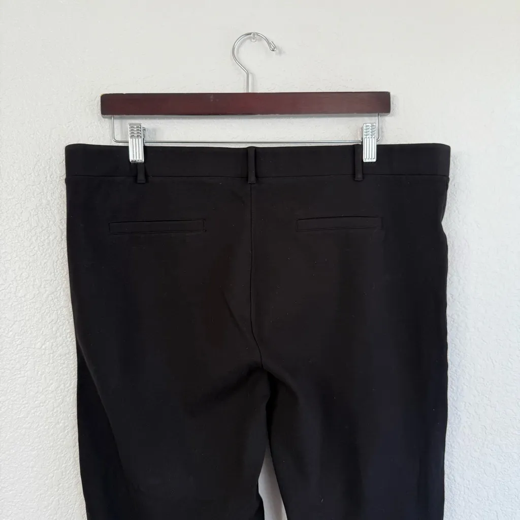 Betabrand Womens Dress Pants Black Yoga Stretch Pull On Size 2XL - Image 4