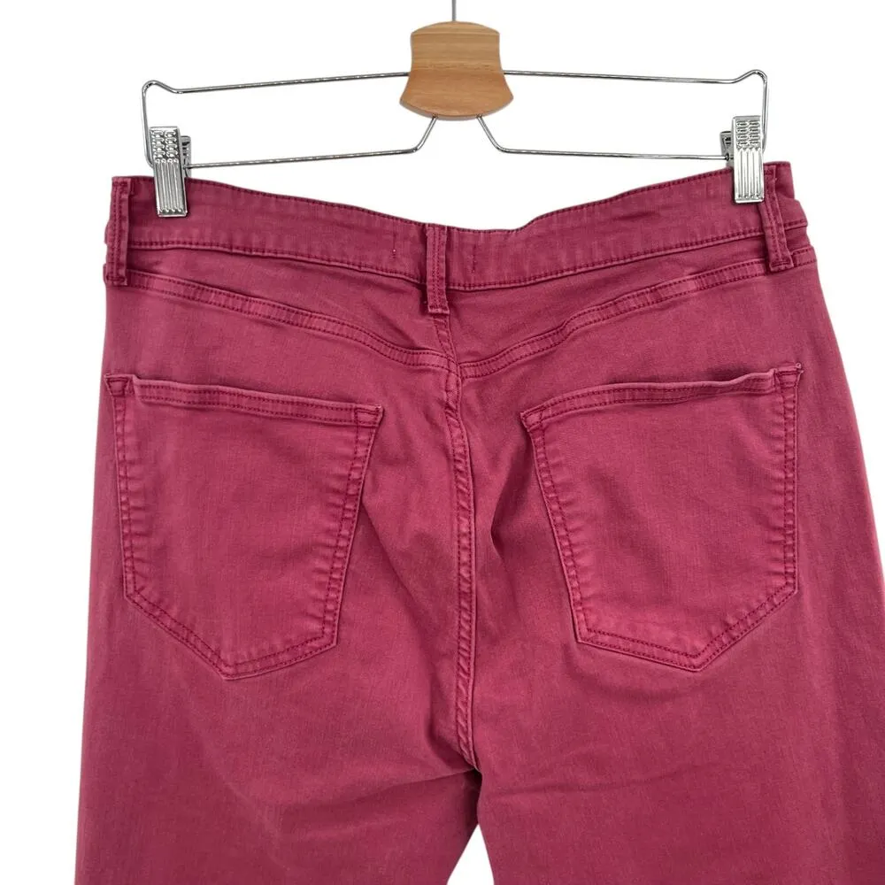 Warp and Weft JFK New York City Skinny Jeans‎ Sangria Red Size 16 x 26 - Image 9