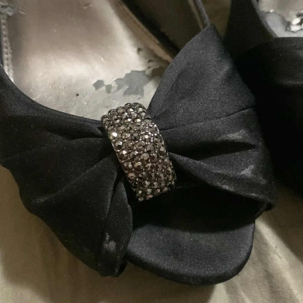 LULU TOWNSEND Black LT Mira Size 11 Peep Toe Heels - Image 6