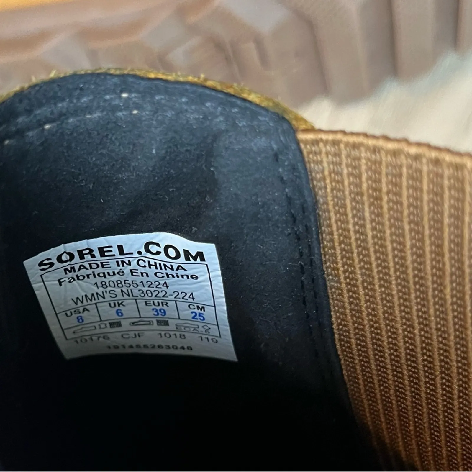 Sorel Joan of Arctic Wedge II Waterproof Winter Chelsea Boot Camel Tan Women’s 8 - Image 10