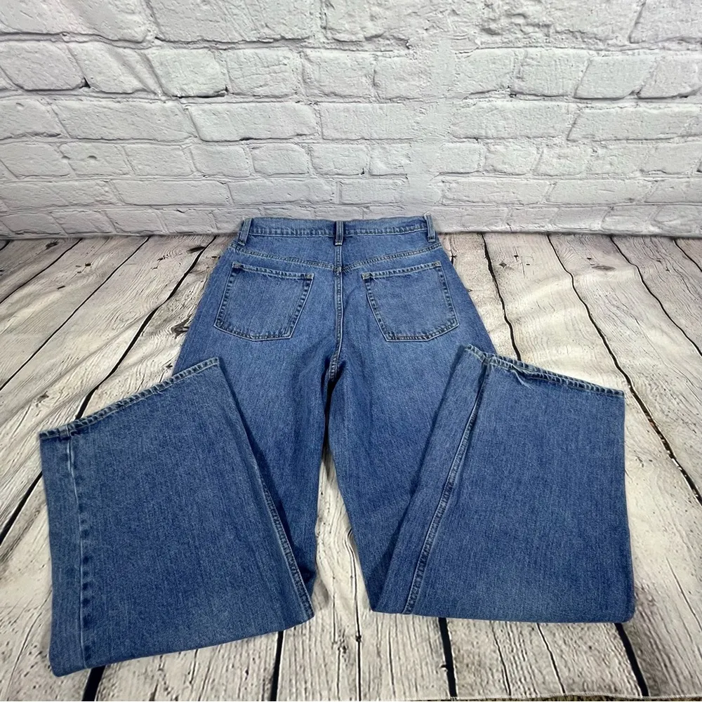 Old Navy Extra High-Rise Secret-Smooth Pockets Diane Loose Wide Leg Jeans (D2) - Image 3