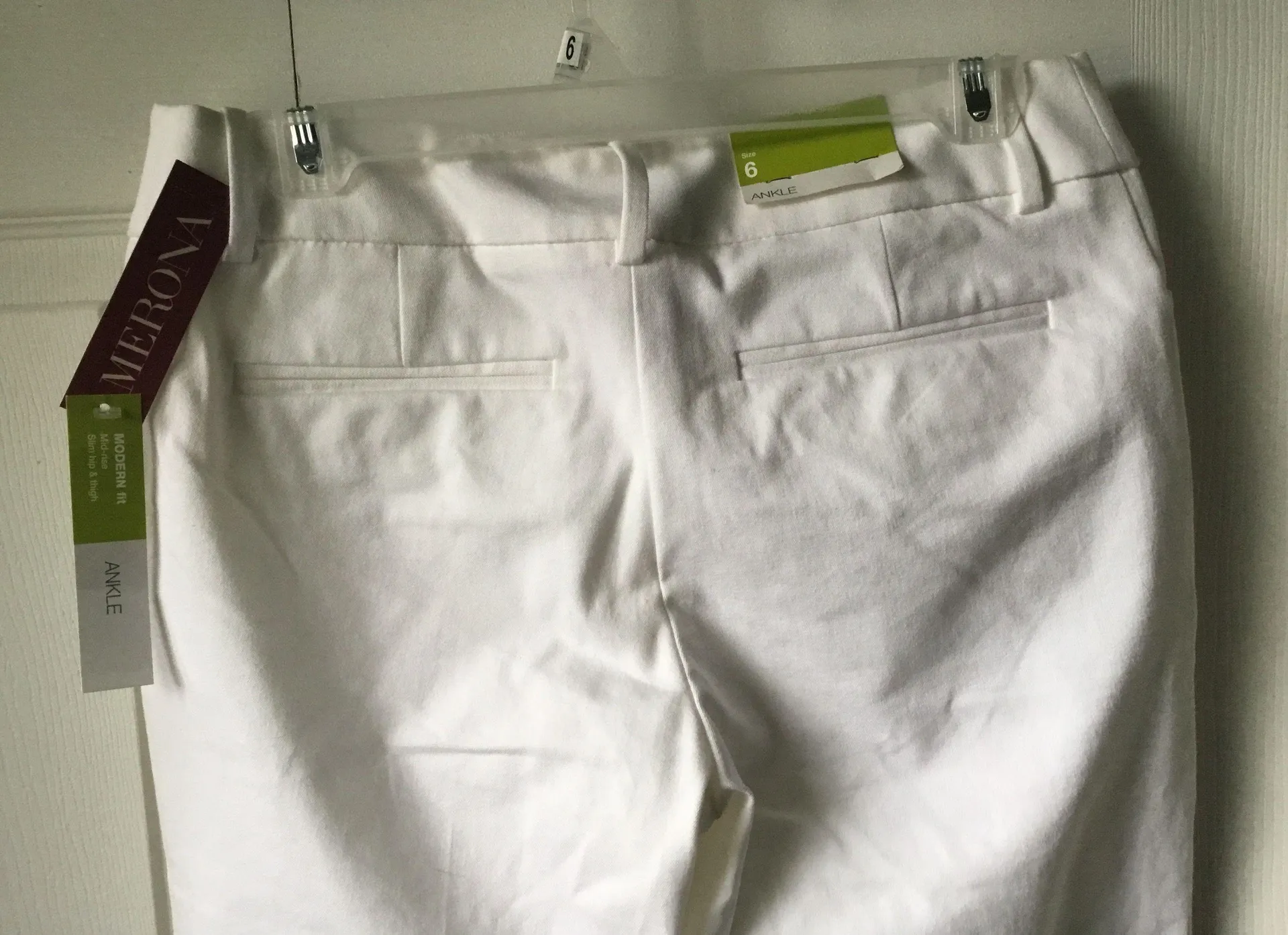 White Ankle Pants - Image 4
